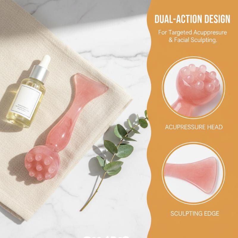 Skincare Routine - Facial Gua Sha Massage Tool 1Pcs