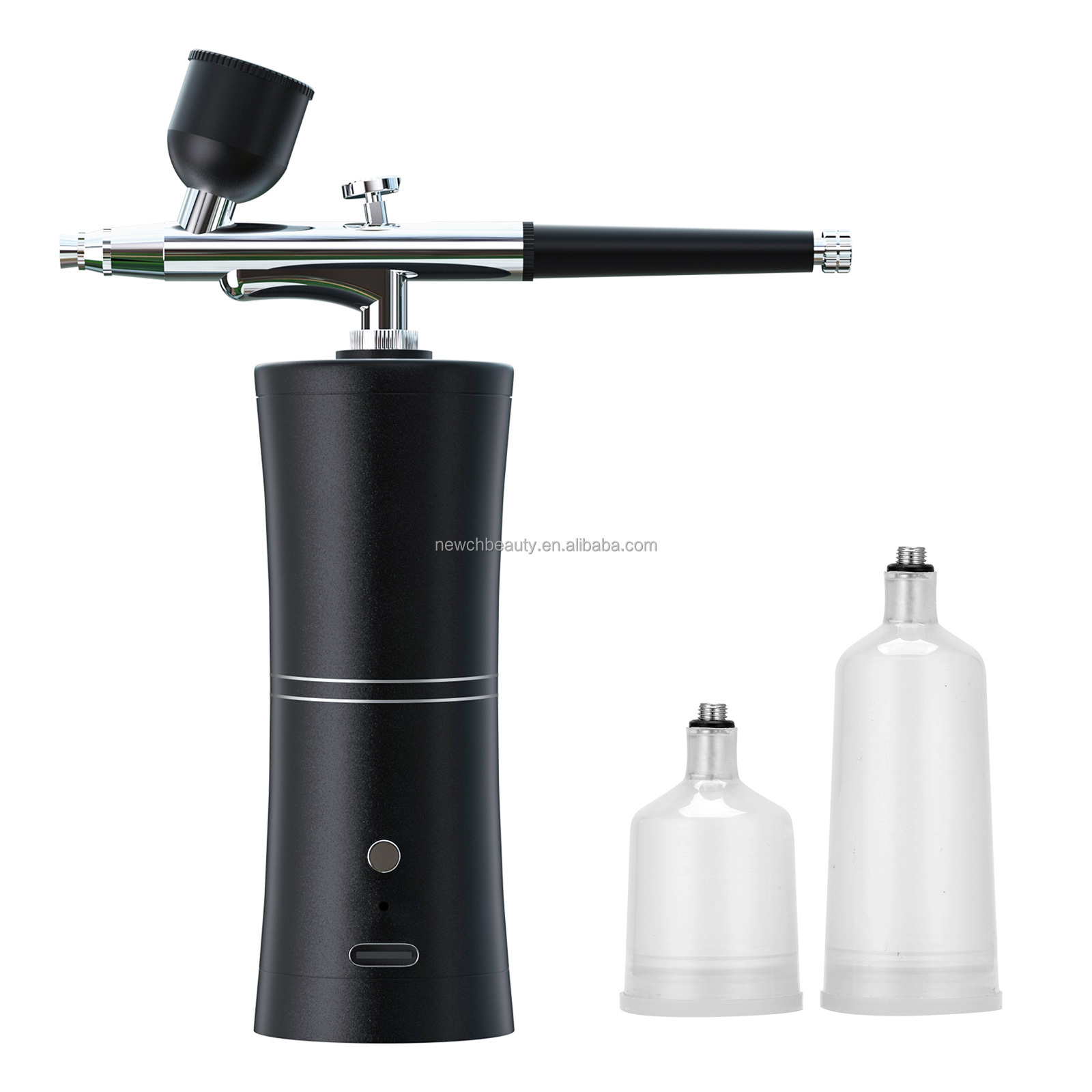 Skincare Acne - Cordless Airbrush Kit with Compressor USB