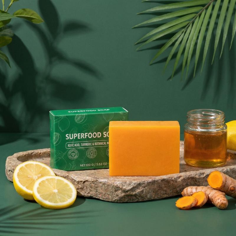 Skincare Routine - Organic Herbal Plant Soap Oil Control