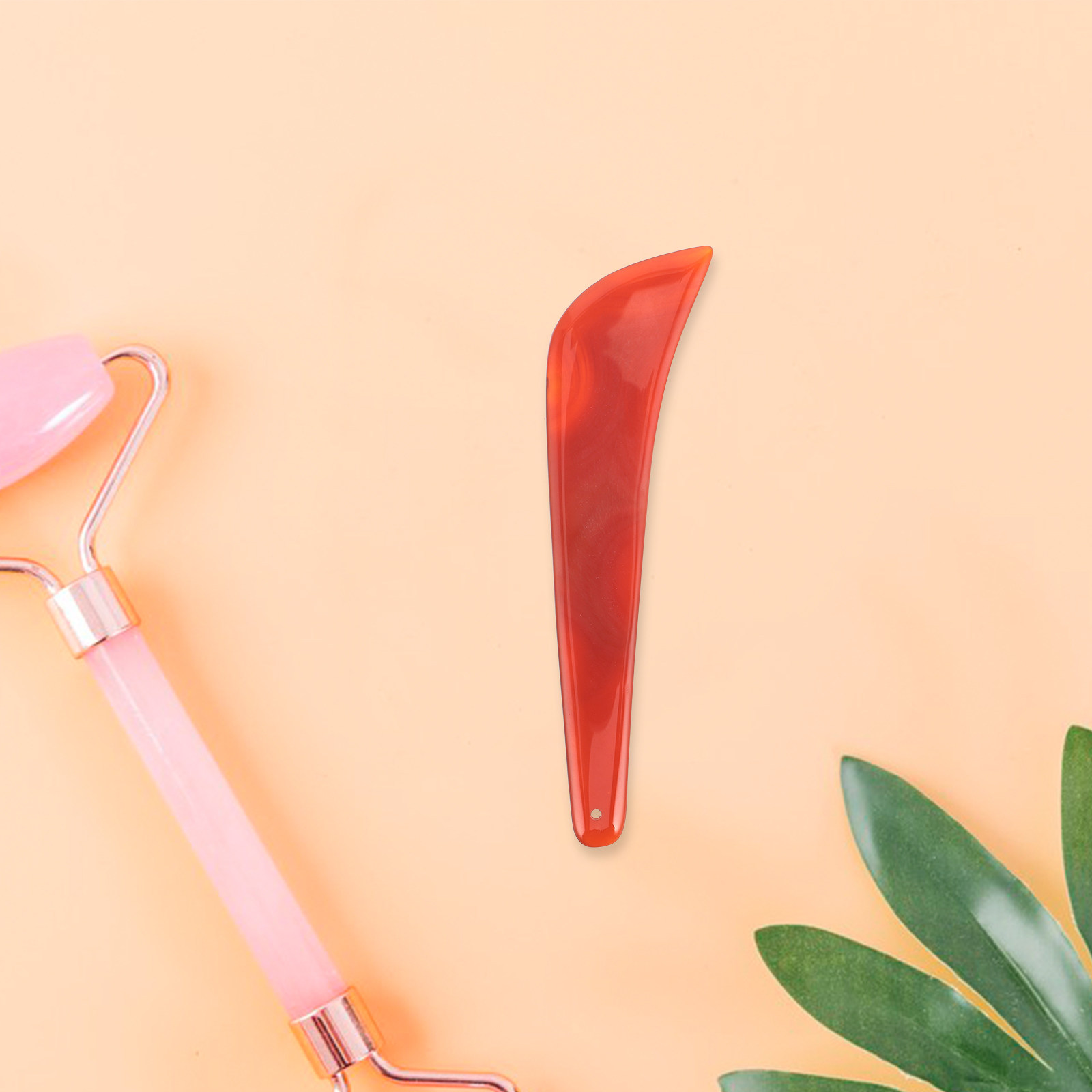 Skincare Routine - Natural Red Agate Gua Sha Tool