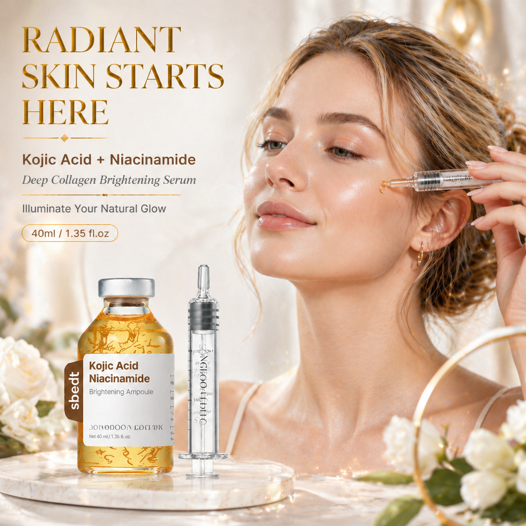 Skincare Acne - Kojic Acid Niacinamide Whitening Essence Bright
