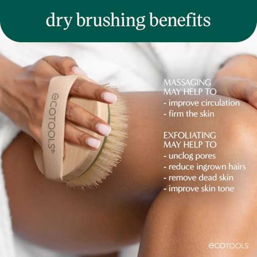 Dry Body Brush, for Post Showe – обзор и цена Skincare Routine