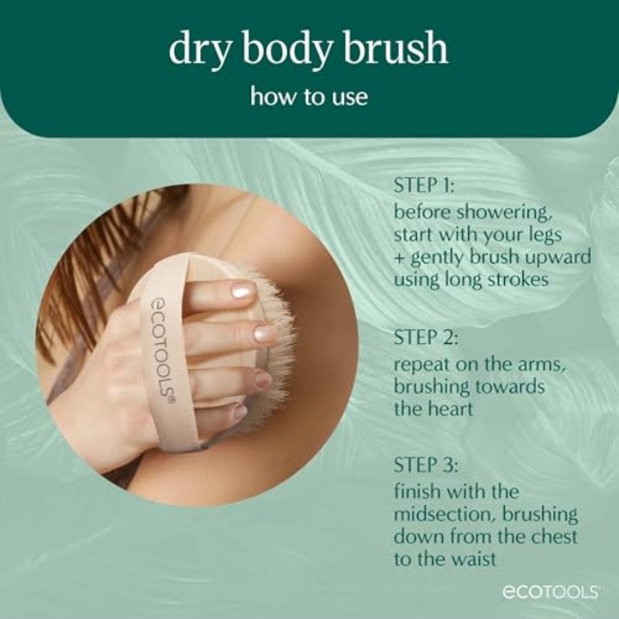 Dry Body Brush, for Post Showe – обзор и цена Skincare Routine