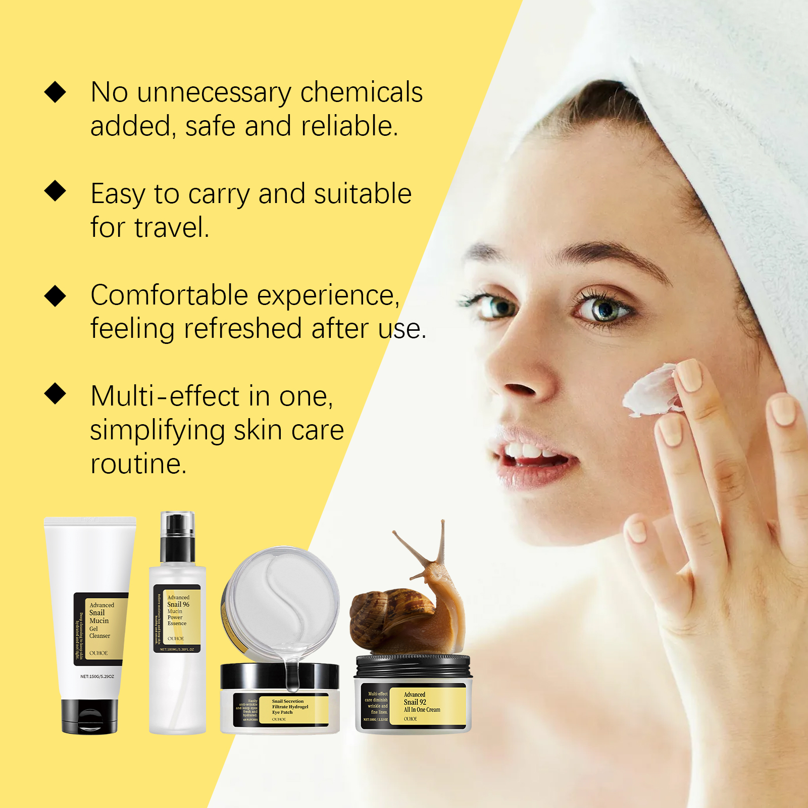 Snail Mucin Skincare Set-Compl – обзор и цена Skincare Routine