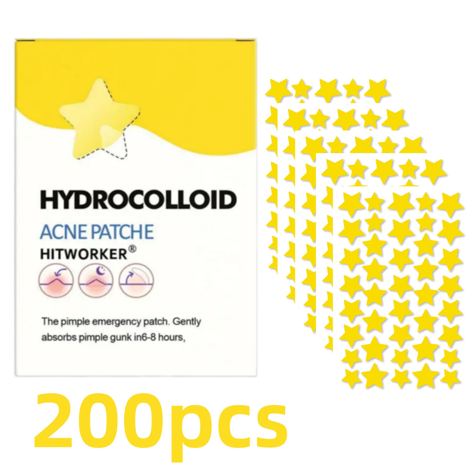 200/400 Pcs Star-Shaped Acne P – обзор и цена Skincare Acne