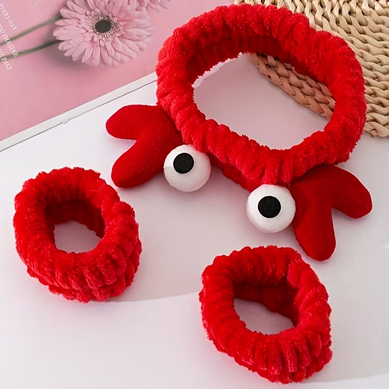 3pcs Crab-Themed Hairbands & W – обзор и цена Skincare Routine