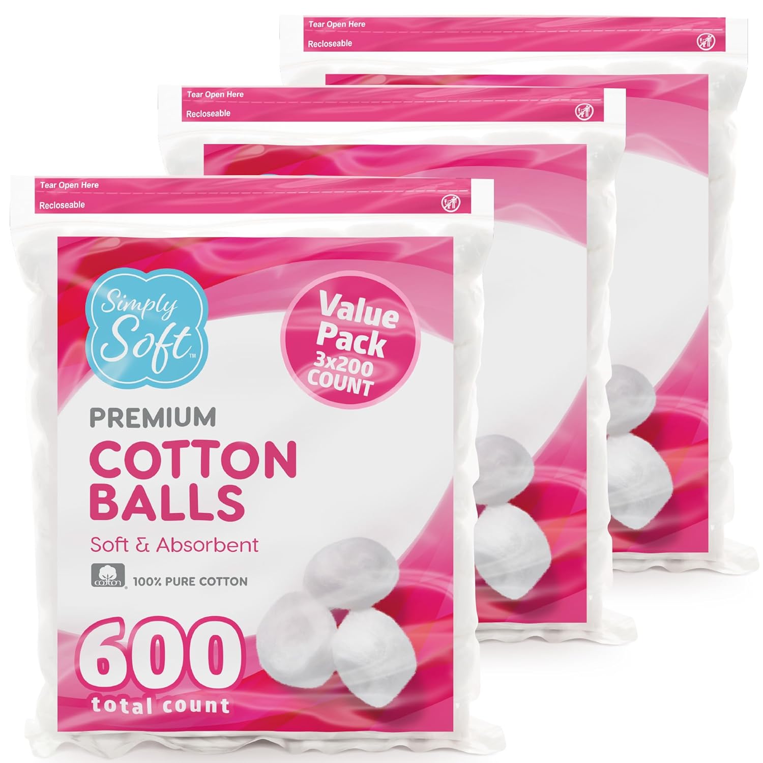 100% Pure Cotton Balls (600 Co – обзор и цена Xl Skincare
