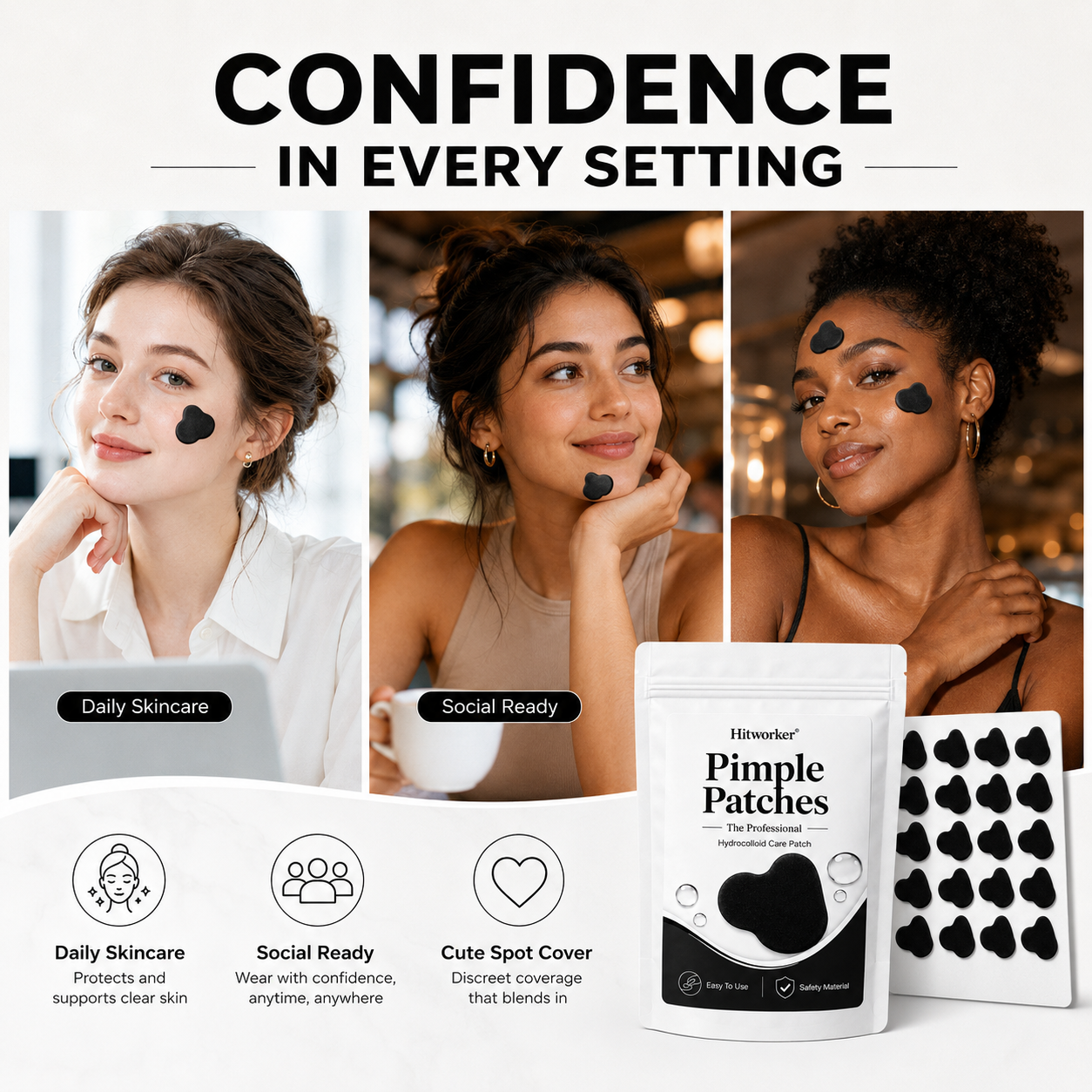 Black Hydrocolloid Pimple Patc – обзор и цена Skincare Acne
