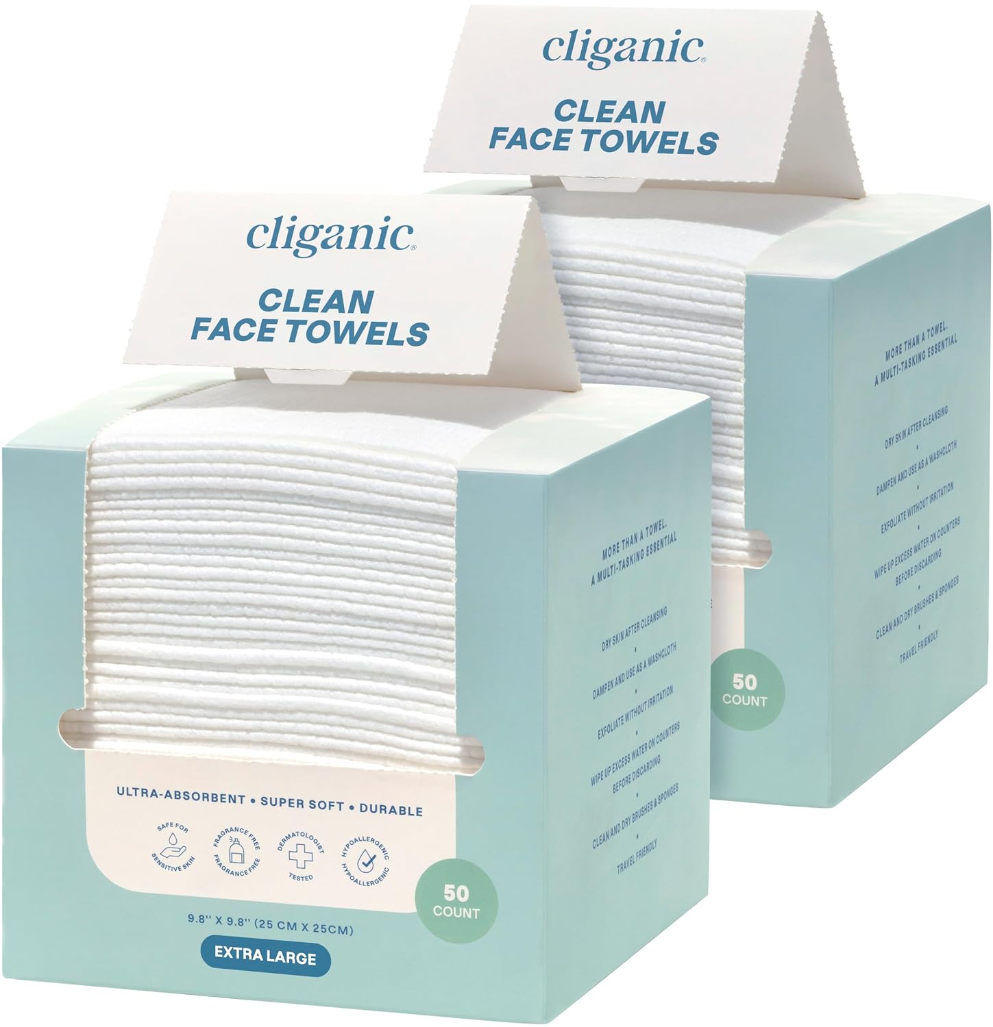 XL Disposable Face Towels, 100 – обзор и цена Xl Skincare