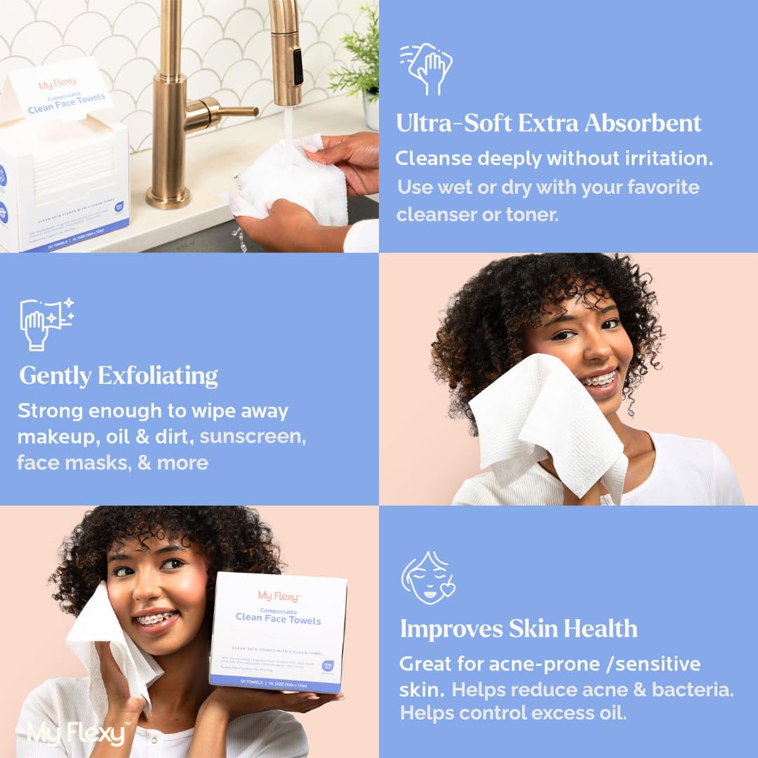 XL Biodegradable Face Towels f – обзор и цена Xl Skincare